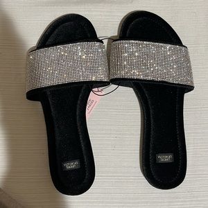 Victoria's Secret Bedazzled Slippers